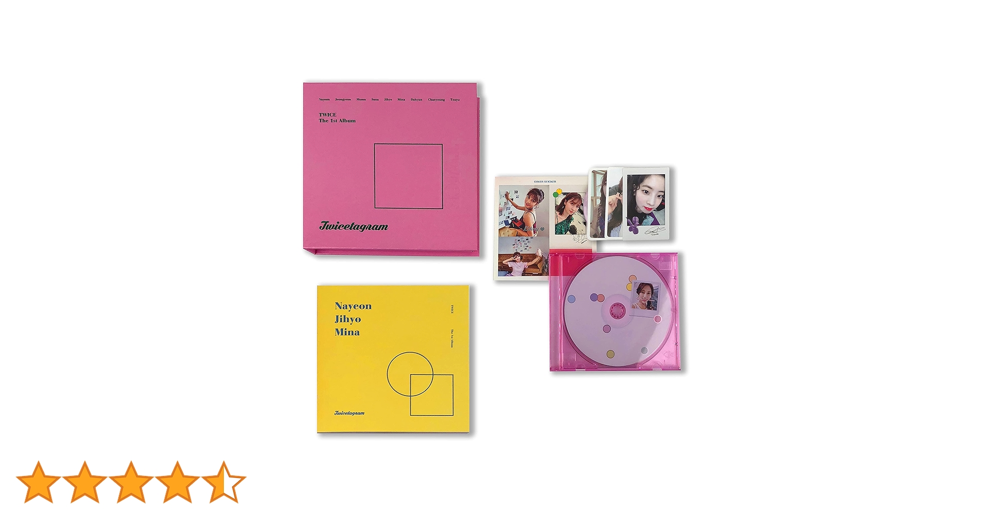 TWICE - 1st Album [TWICETAGRAM] (A Ver.) CD + Booklet + Cover
